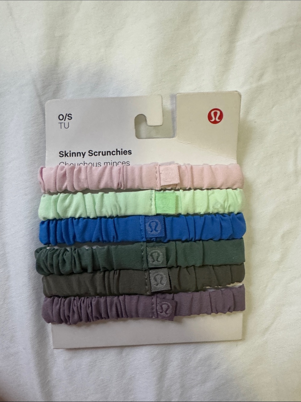 Lululemon skinny scrunchies, never opened or used